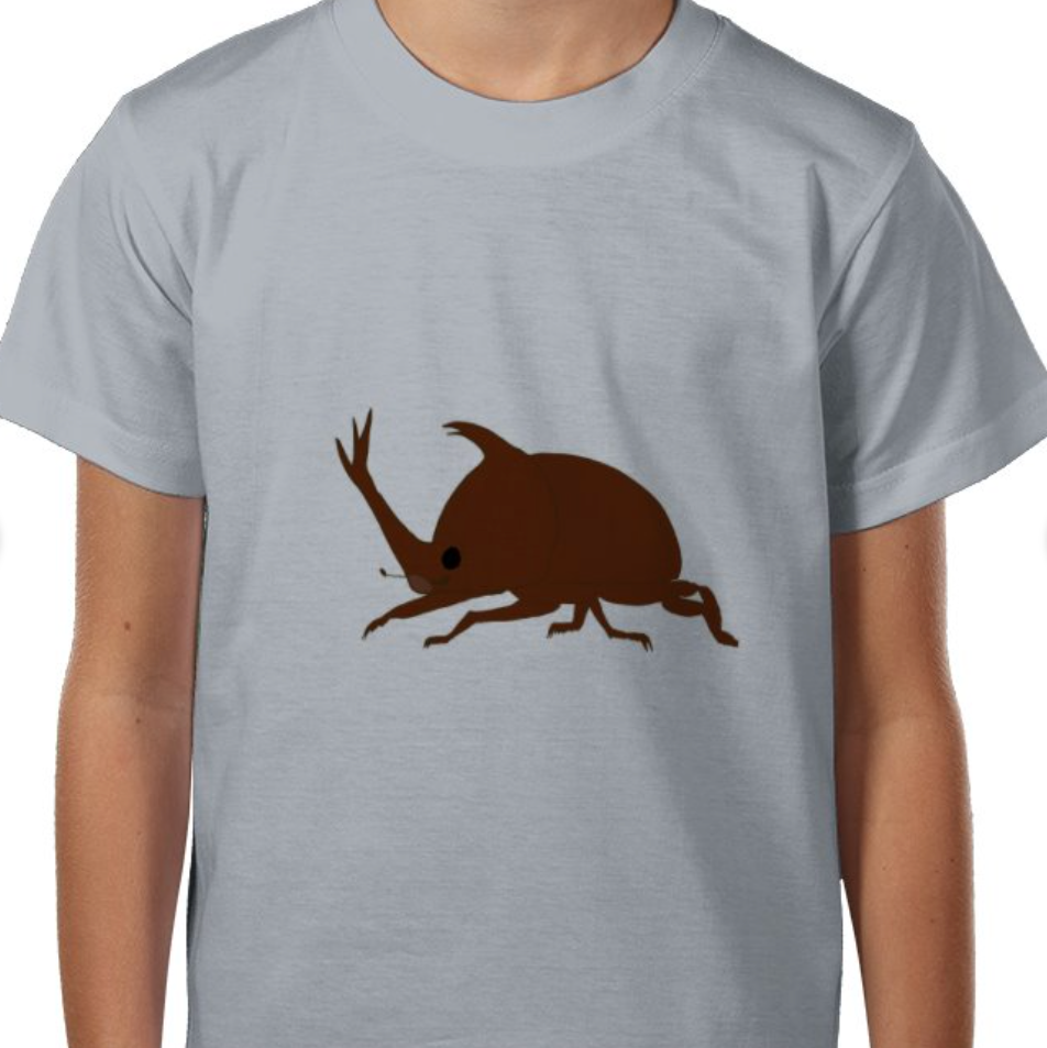 Children t shirt -Japanese Rhinoceros Beetle sweatshirt