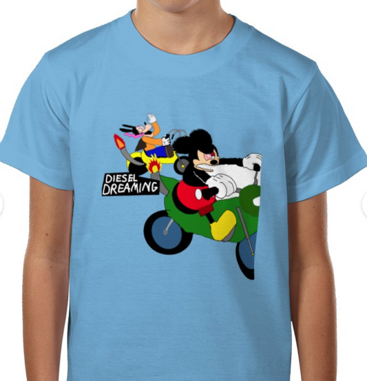 Children t shirt - Diesel Dreaming Mickey and Goofy