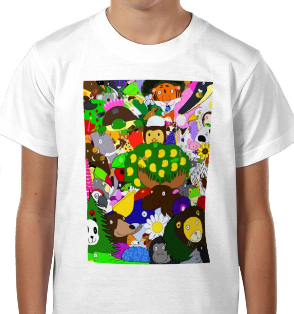 Children t shirt - Happy Animal