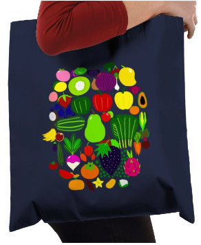 Eat Healthy Tote Bag